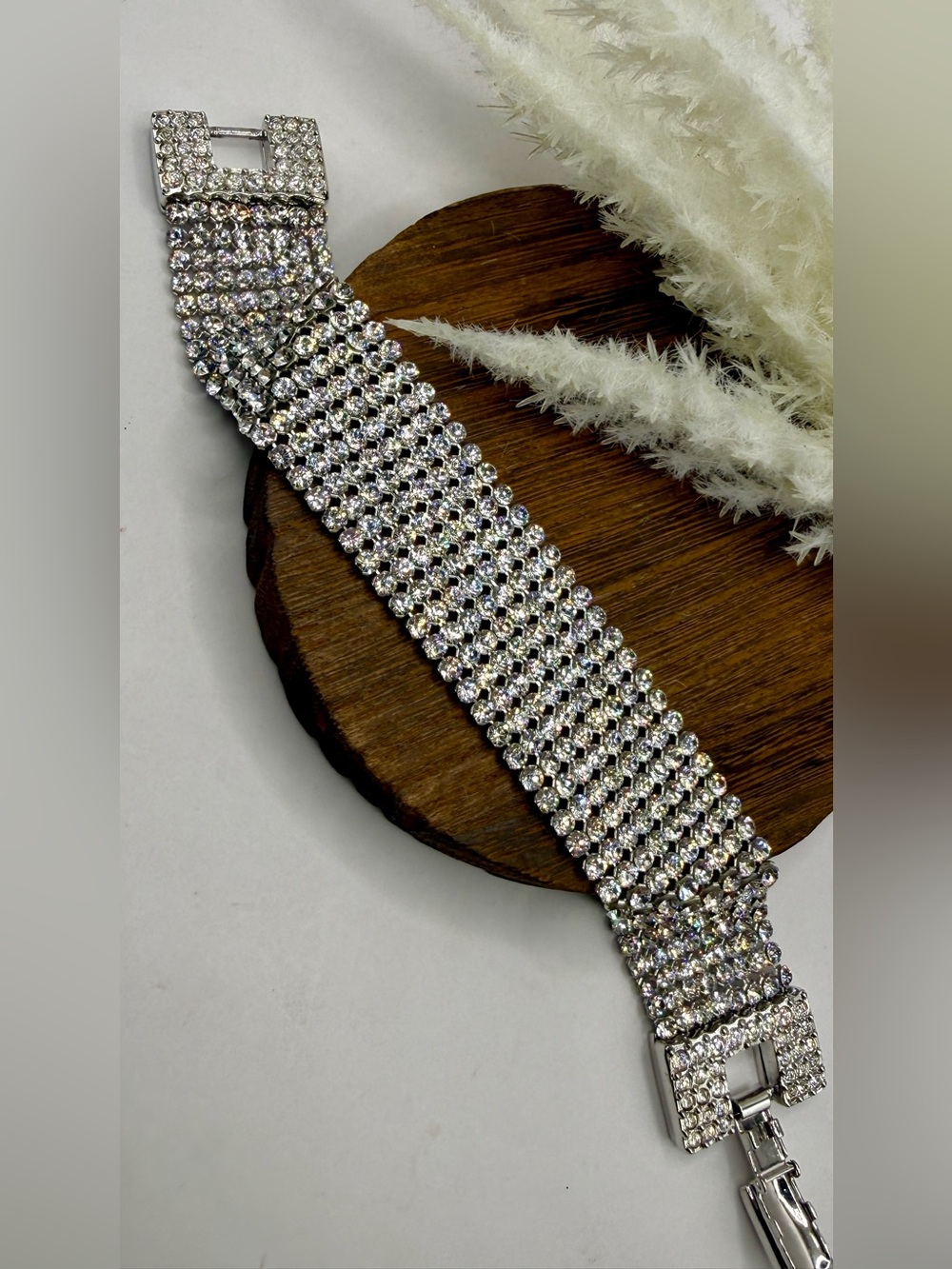 Swarovski Authentic Multi Row Clear Crystal Bracelet